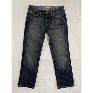 🌻2 for $20🌻 Paige Jeans Womans 26 Blue Venice Denim Jeans Straight Leg Crop